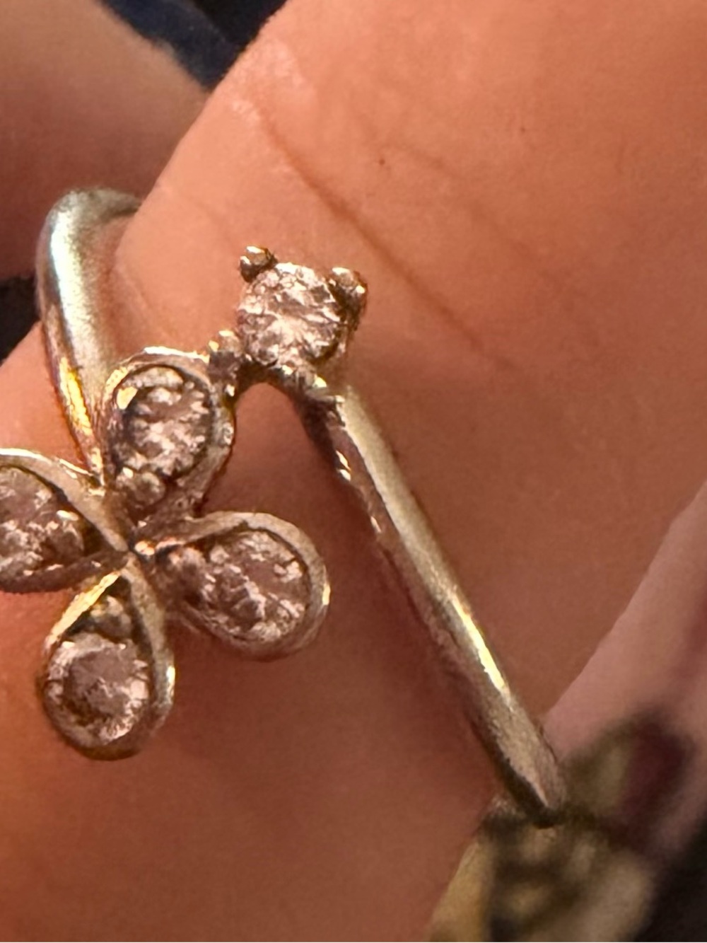 Pandora New Beginning Butterfly Ring 190937CZ Sterling Silver Size 54 Retired